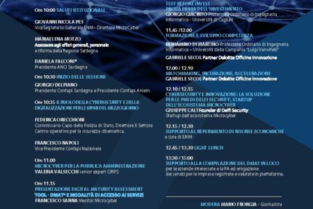 CONVEGNO MICROCYBER “Il ruolo della cybersecurity e della digitalizzazione nel Mezzogiorno”